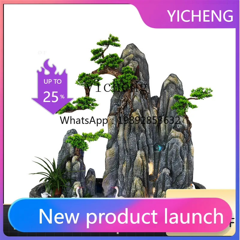 Outdoor Artificial Mountain and Fountain Garden Courtyard Fish Pond Waterscape Office Decoration Decoration
Outdoor Artificial Mountain and Fountain Garden Courtyard Fish Pond Waterscape Office Decoration Decoration