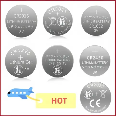 CR2032 CR2025 CR2450 CR2016 CR1632 CR1225 CR1220 3V Lithium Button Batteries For Watches Toys Remote Calculator Coin Cells
