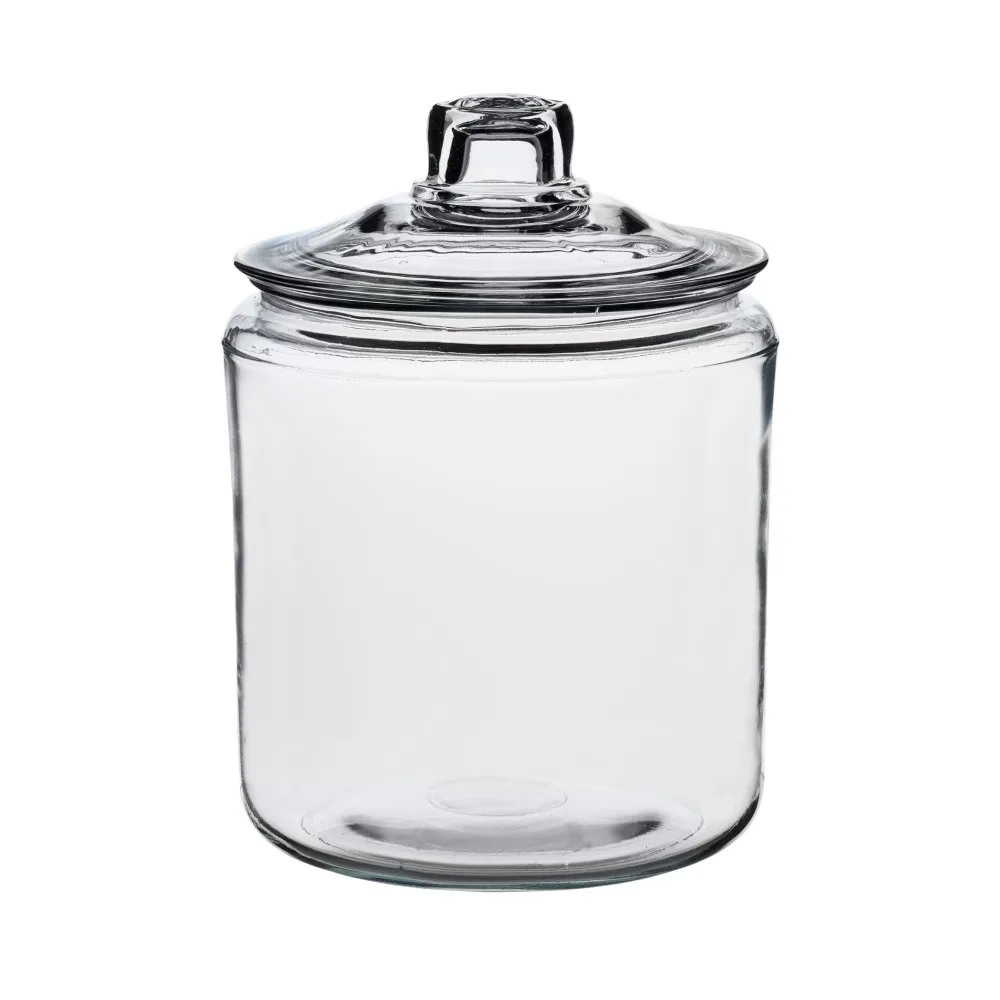 1 Gallon Glass Jar with Airtight Lid for Kitchen Pantry Storage and Display as Canister
1 Gallon Glass Jar with Airtight Lid for Kitchen Pantry Storage and Display as Canister