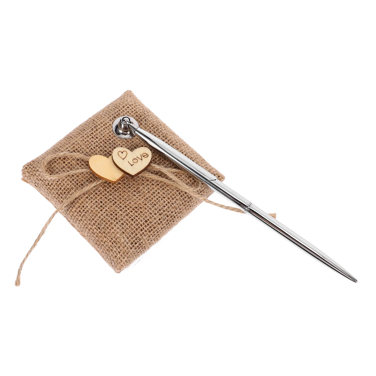 Double Heart Pen Holder Burlap Rustic Guest Book Sign Pen Lasting Decoration nament For Wedding Graduation
Double Heart Pen Holder Burlap Rustic Guest Book Sign Pen Lasting Decoration nament For Wedding Graduation