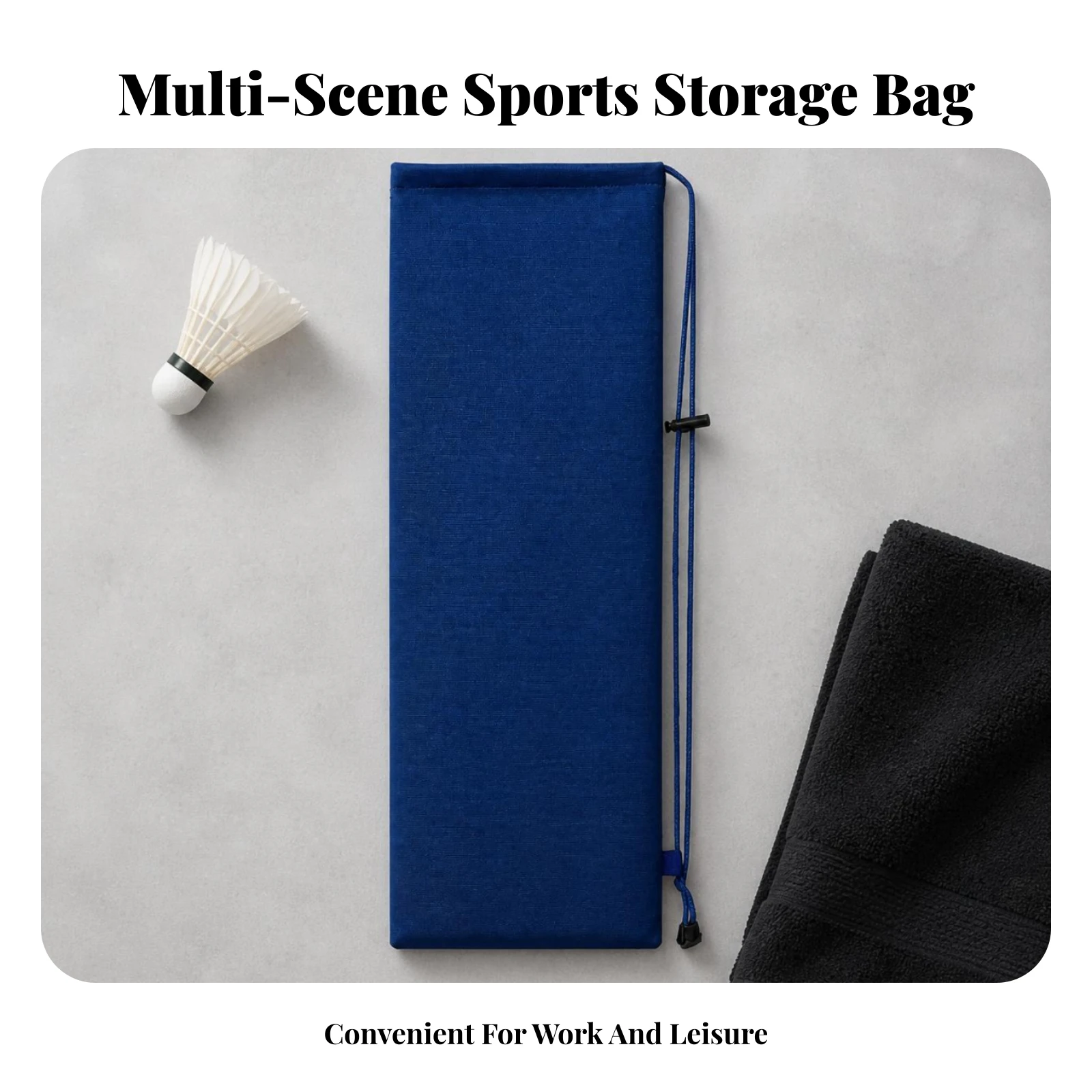 Badminton Racquet Cover Bag Drawstring Racket Cover Wear-Resistant Long-Lasting Badminton Racket Sleeve Sports Accessory
Badminton Racquet Cover Bag Drawstring Racket Cover Wear-Resistant Long-Lasting Badminton Racket Sleeve Sports Accessory