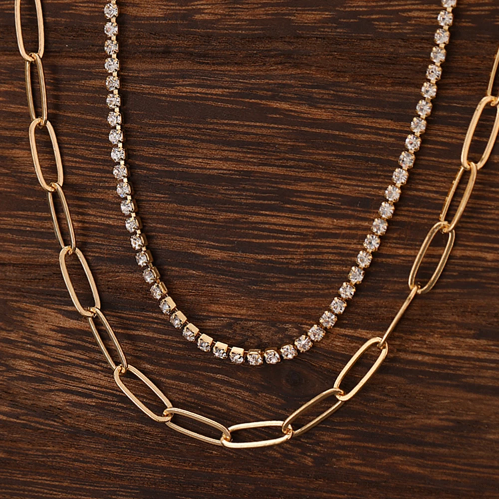 Double-Layer Cross Claw Chain Necklace Casual Snap Lock Hip-Hop Fashion Versatile Trend for Vacation Party Concert
Double-Layer Cross Claw Chain Necklace Casual Snap Lock Hip-Hop Fashion Versatile Trend for Vacation Party Concert