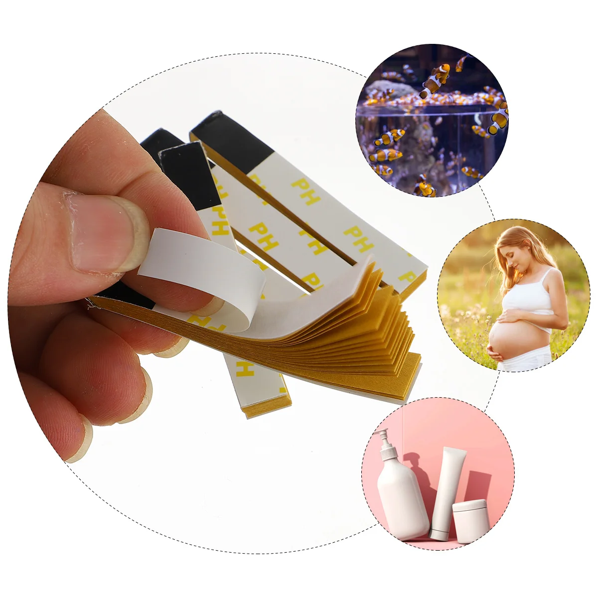 200Pcs PH Test Paper Strips Accurate 1-14 Scale Acid Base Chemical Detection Tool Laboratory Experiment Supplies 
200Pcs PH Test Paper Strips Accurate 1-14 Scale Acid Base Chemical Detection Tool Laboratory Experiment Supplies