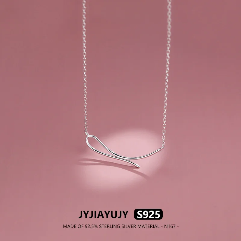 JYJIAYUJY 100% Sterling Silver S925 Necklace Geometric Asymmetric Pendant High Quality Fashion Jewelry Gift Daily Use N167
JYJIAYUJY 100% Sterling Silver S925 Necklace Geometric Asymmetric Pendant High Quality Fashion Jewelry Gift Daily Use N167