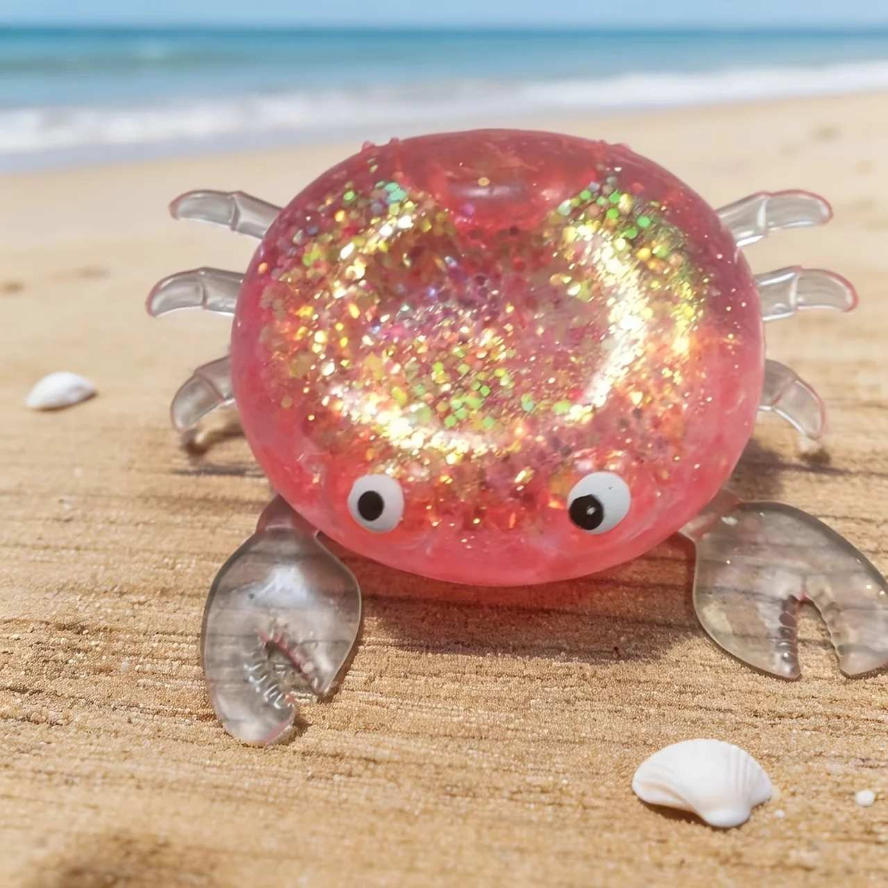 Cute Little Crab Squeeze Toy. Plump & Adorable Design with Comfortable Touch. Squeeze Away Stress & Worries. Super Cute Shape, Random Color
Cute Little Crab Squeeze Toy. Plump & Adorable Design with Comfortable Touch. Squeeze Away Stress & Worries. Super Cute Shape, Random Color