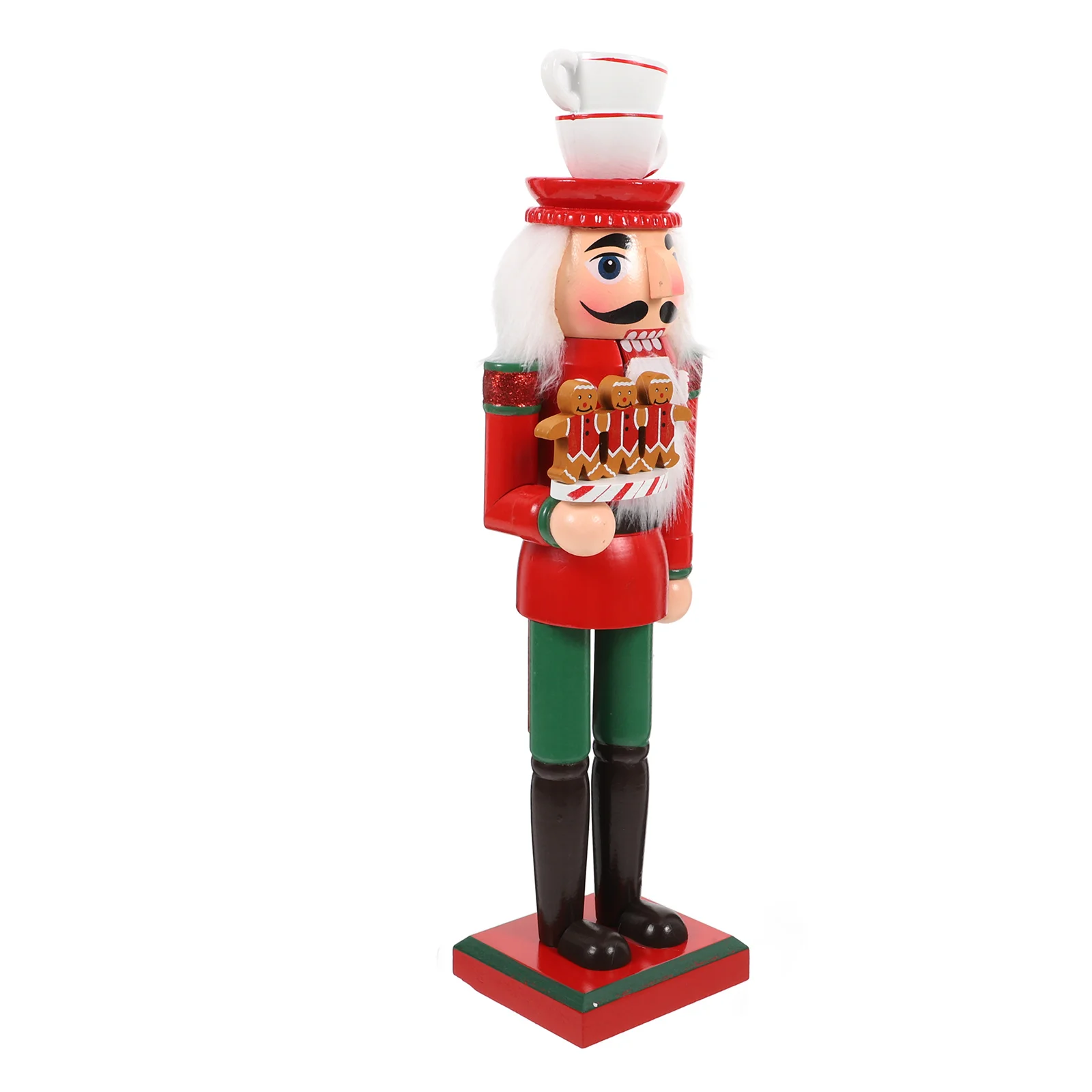 Wooden Nutcracker 35CM Christmas Decor Holiday Centerpiece Small Nutcracker Figurine Wood nament Ballet Soldier
Wooden Nutcracker 35CM Christmas Decor Holiday Centerpiece Small Nutcracker Figurine Wood nament Ballet Soldier