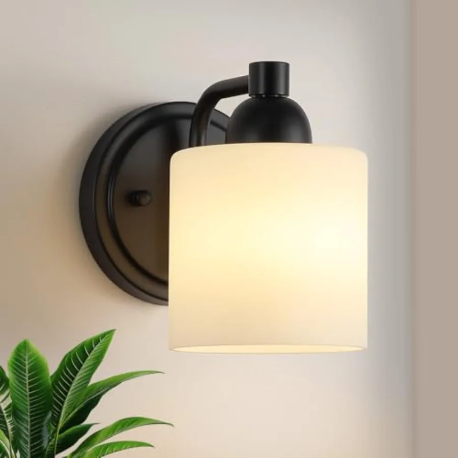 Milk Glass Wall Sconces, Pack Hardwired Indoor Wall Fixtures for Living Room, Hallway, Bedroom, Ceramic E26 Sockets Bulbs Not I
Milk Glass Wall Sconces, Pack Hardwired Indoor Wall Fixtures for Living Room, Hallway, Bedroom, Ceramic E26 Sockets Bulbs Not I