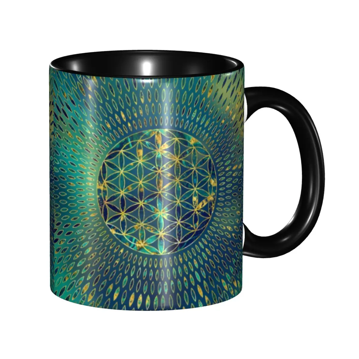 Flower Of Life Marble And Gold Coffee Mugs DIY Customized Sacred Geometry Mandala Ceramic Mug Creative Present
Flower Of Life Marble And Gold Coffee Mugs DIY Customized Sacred Geometry Mandala Ceramic Mug Creative Present