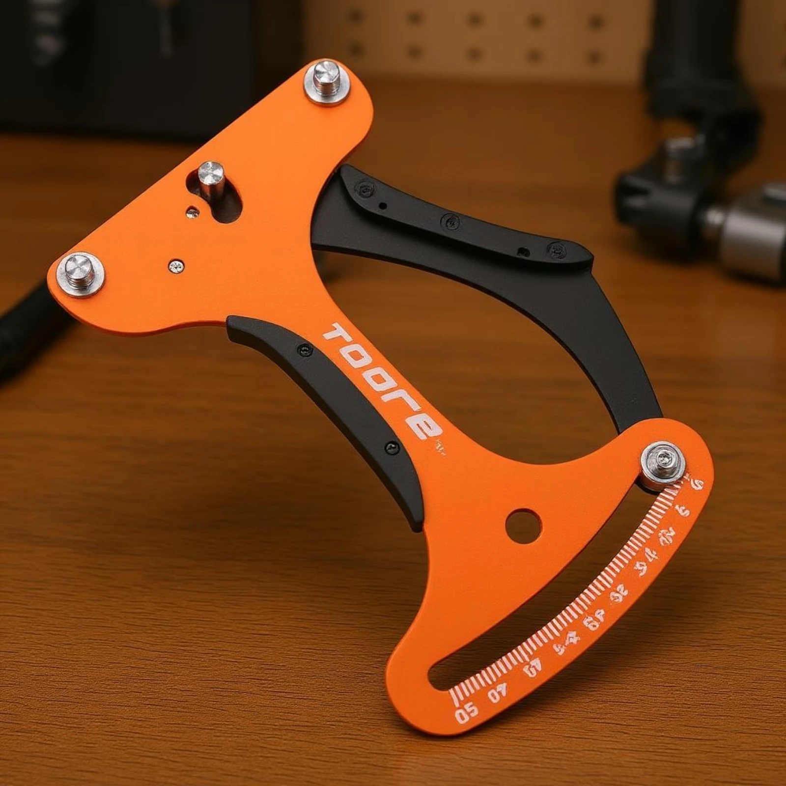 Bike Spoke Tension Gauge Curved Scale Spoke Tension Gauge Wheel Truing Tool Pivoting Arm Bike Accessory Metal Contact Points
Bike Spoke Tension Gauge Curved Scale Spoke Tension Gauge Wheel Truing Tool Pivoting Arm Bike Accessory Metal Contact Points