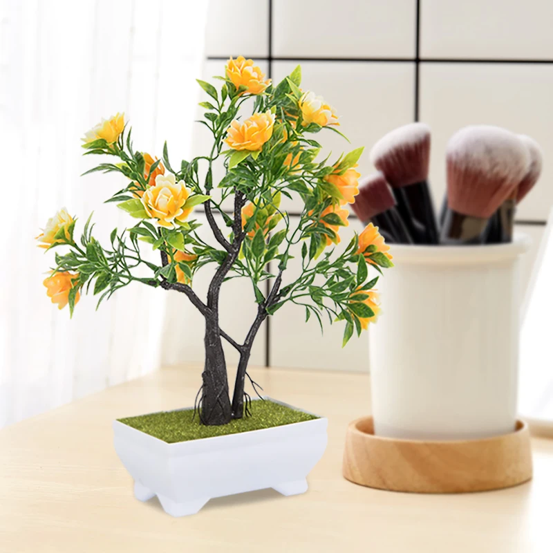 Artificial Plants Bonsai Flowers Tree Pot Fake Plant Potted for Home Room Decor Artificial Flowers Wedding Party Decoration
Artificial Plants Bonsai Flowers Tree Pot Fake Plant Potted for Home Room Decor Artificial Flowers Wedding Party Decoration