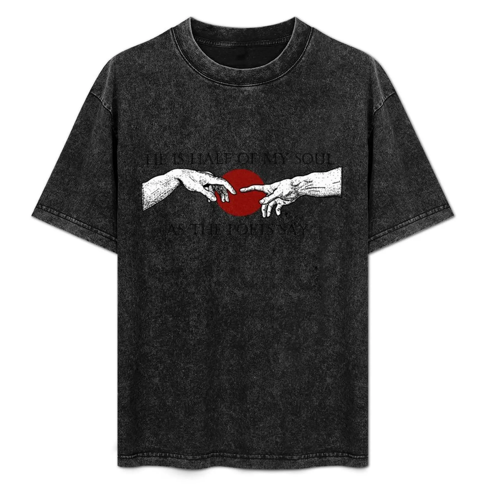 The Song Of Achilles Hands of God and Adam T-Shirt Minimalist Plain Crew Neck T-Shirt
The Song Of Achilles Hands of God and Adam T-Shirt Minimalist Plain Crew Neck T-Shirt