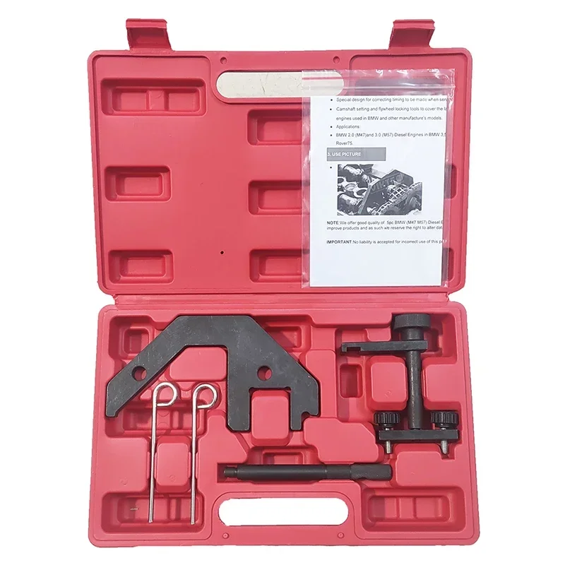 Engine Timing Locking Tool Kit For BMW 2.0/3.0 Diesel Engines E38/E39/E46/M47/M57
Engine Timing Locking Tool Kit For BMW 2.0/3.0 Diesel Engines E38/E39/E46/M47/M57