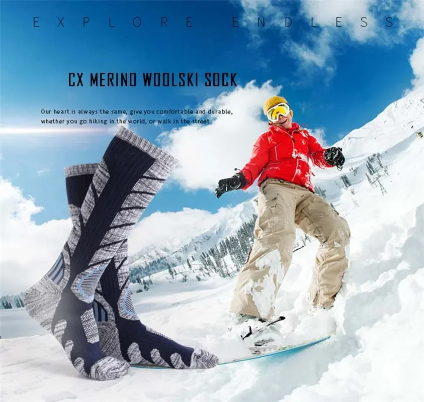 Hiking Thermal Ski Socks for Men Women Winter Long Warm Outdoor Sports Skiing Snowboarding Performance Stocking Hiking Parachute
Hiking Thermal Ski Socks for Men Women Winter Long Warm Outdoor Sports Skiing Snowboarding Performance Stocking Hiking Parachute