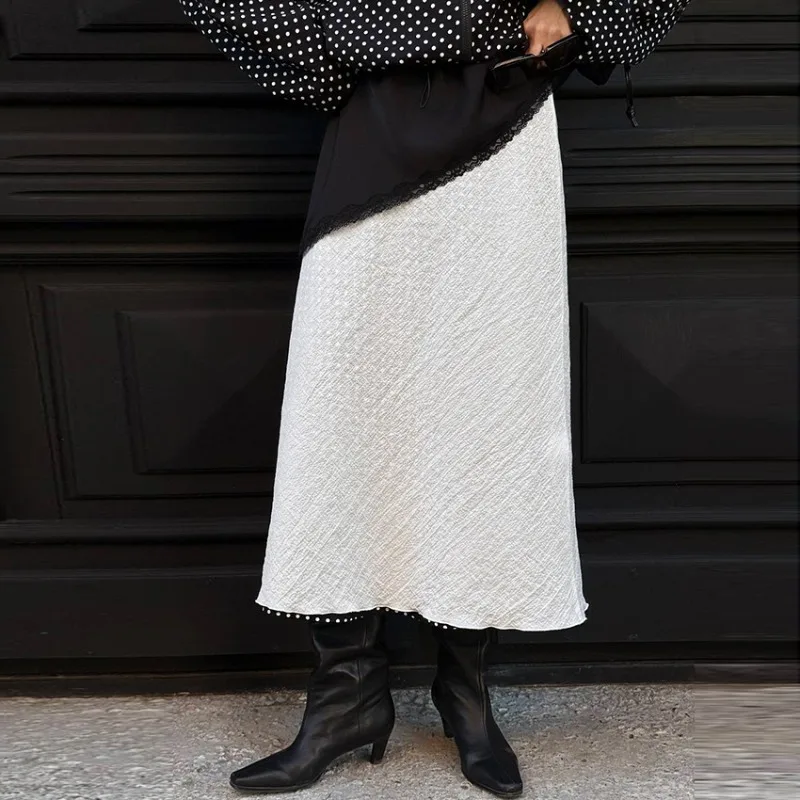 Talenza Summer Casual Long Skirt Women's Fashion Solid See-Through New Straight Skirt Elegant Commuting Streetwear Female Skirt
Talenza Summer Casual Long Skirt Women's Fashion Solid See-Through New Straight Skirt Elegant Commuting Streetwear Female Skirt