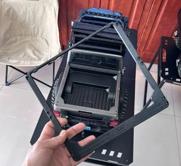 For CK5812 1/7 Scale Model RC Crawler Rear Bed Rack Frame Upgrade 3D Printed PETG Hard Top Cover Trim, Bolt-On No-Drill Fit
For CK5812 1/7 Scale Model RC Crawler Rear Bed Rack Frame Upgrade 3D Printed PETG Hard Top Cover Trim, Bolt-On No-Drill Fit