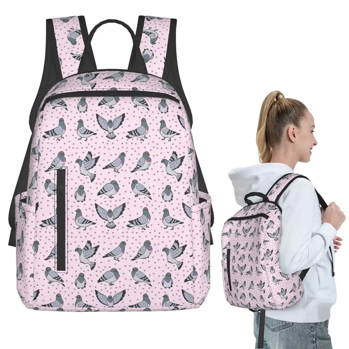 Cute Cartoon Pigeons Pack Backpack Student Boys Girls BookBag Kids School Bag Laptop Shoulder Bags for Men Women
Cute Cartoon Pigeons Pack Backpack Student Boys Girls BookBag Kids School Bag Laptop Shoulder Bags for Men Women