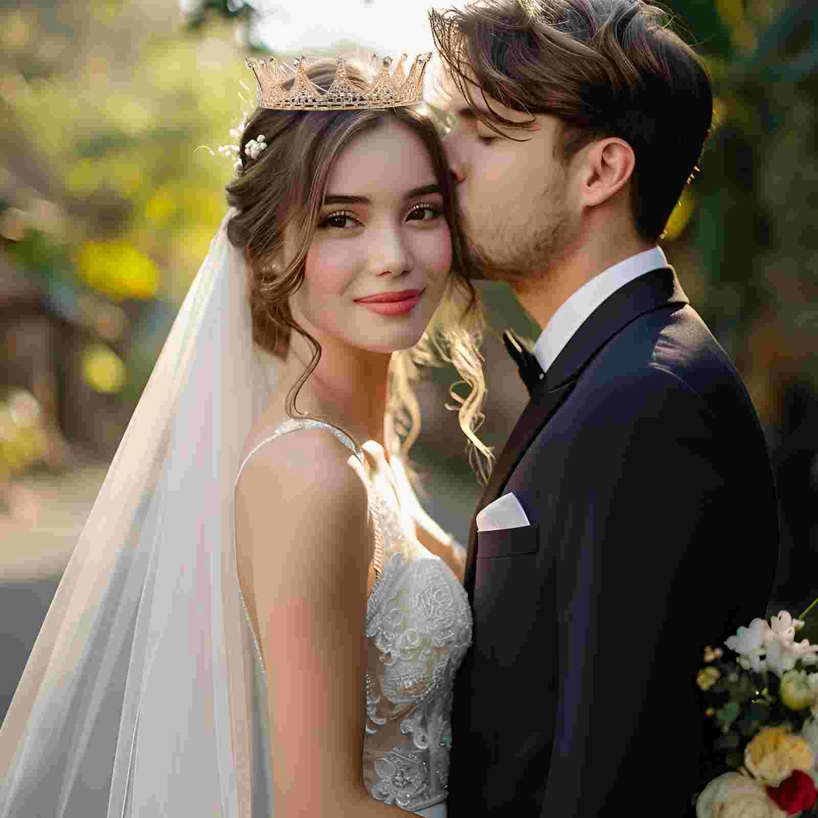 Headgear Wedding Dress Bride The Crown Bridal Tiara Gothic Crowns for Women Hair
Headgear Wedding Dress Bride The Crown Bridal Tiara Gothic Crowns for Women Hair