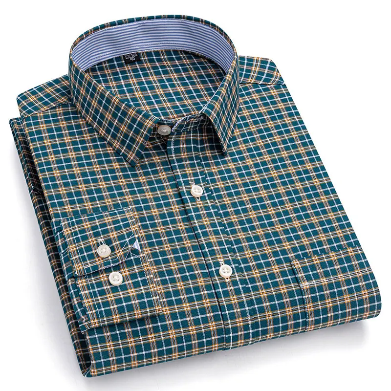 New spring autumn men's long-sleeved shirt 100% cotton Oxford woven 7XL super size fashion casual plaid business social shirt
New spring autumn men's long-sleeved shirt 100% cotton Oxford woven 7XL super size fashion casual plaid business social shirt