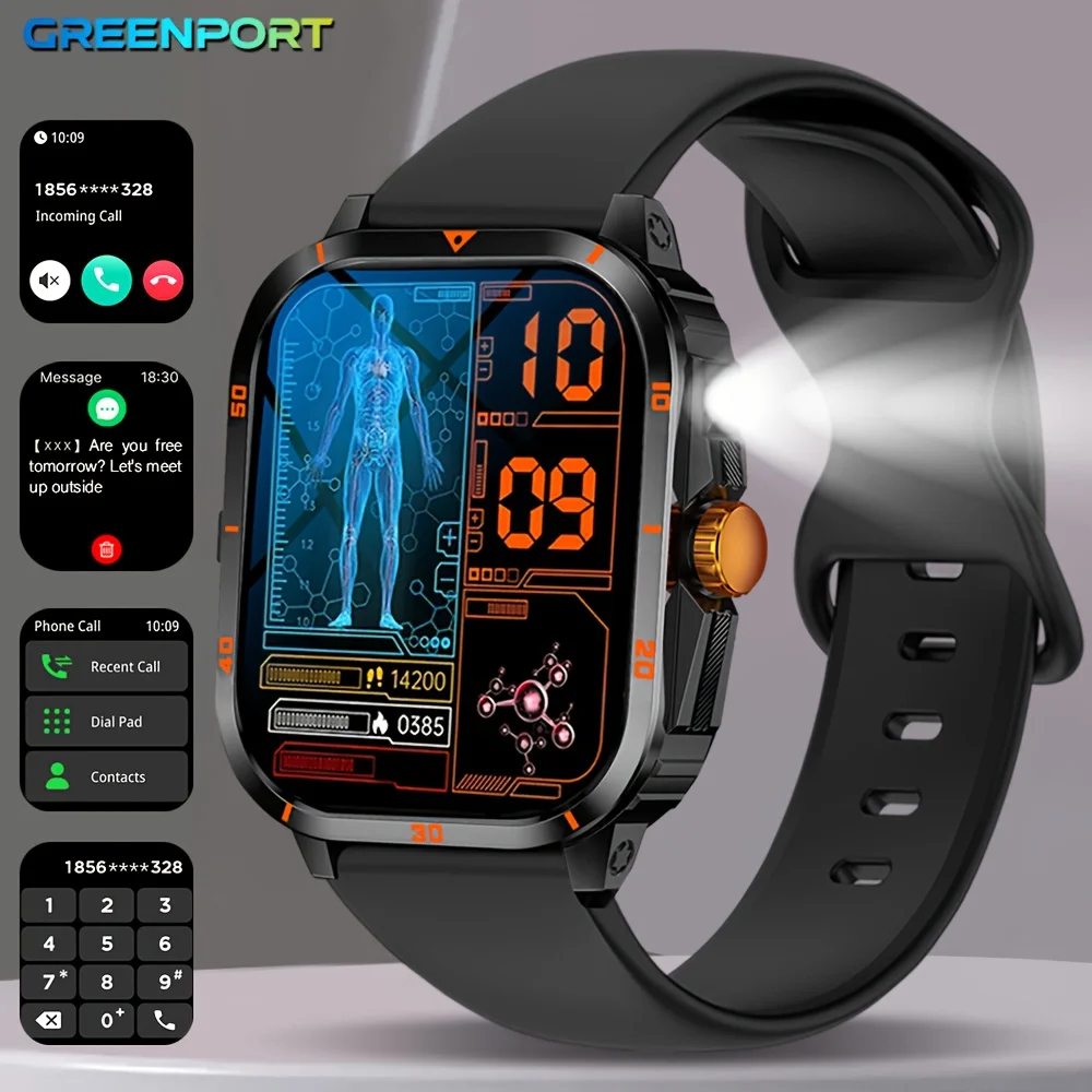 2026 Sport Smartwatch with Wireless Call, LED Lighting, Multiple Sports Modes Fitness Tracker, for Man Woman
2026 Sport Smartwatch with Wireless Call, LED Lighting, Multiple Sports Modes Fitness Tracker, for Man Woman