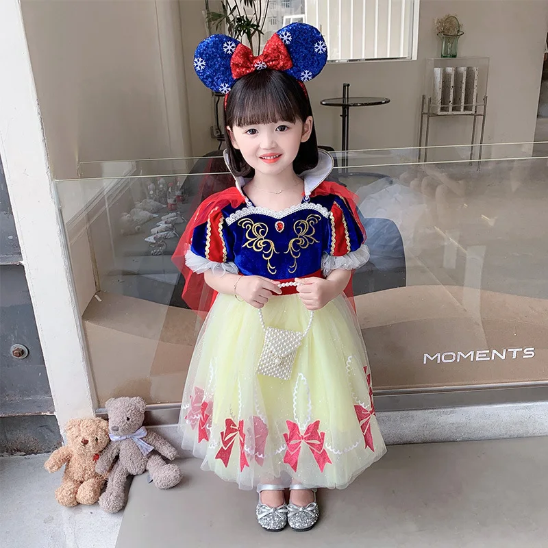 Autumn And Winter New Girls' Velvet Snow White Dress Children's Fluffy Princess Dress Size 100-140
Autumn And Winter New Girls' Velvet Snow White Dress Children's Fluffy Princess Dress Size 100-140