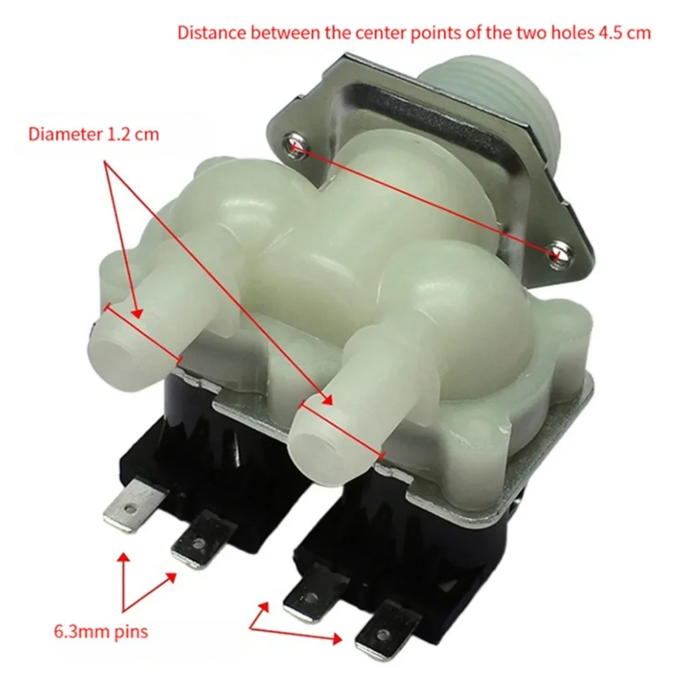 FPS-180A 1 in 2 out Solenoid Water Inlet Valve for LG Washing Machine Valve for Midea/Little Swan/Haier Double Nozzle Head Valve
FPS-180A 1 in 2 out Solenoid Water Inlet Valve for LG Washing Machine Valve for Midea/Little Swan/Haier Double Nozzle Head Valve