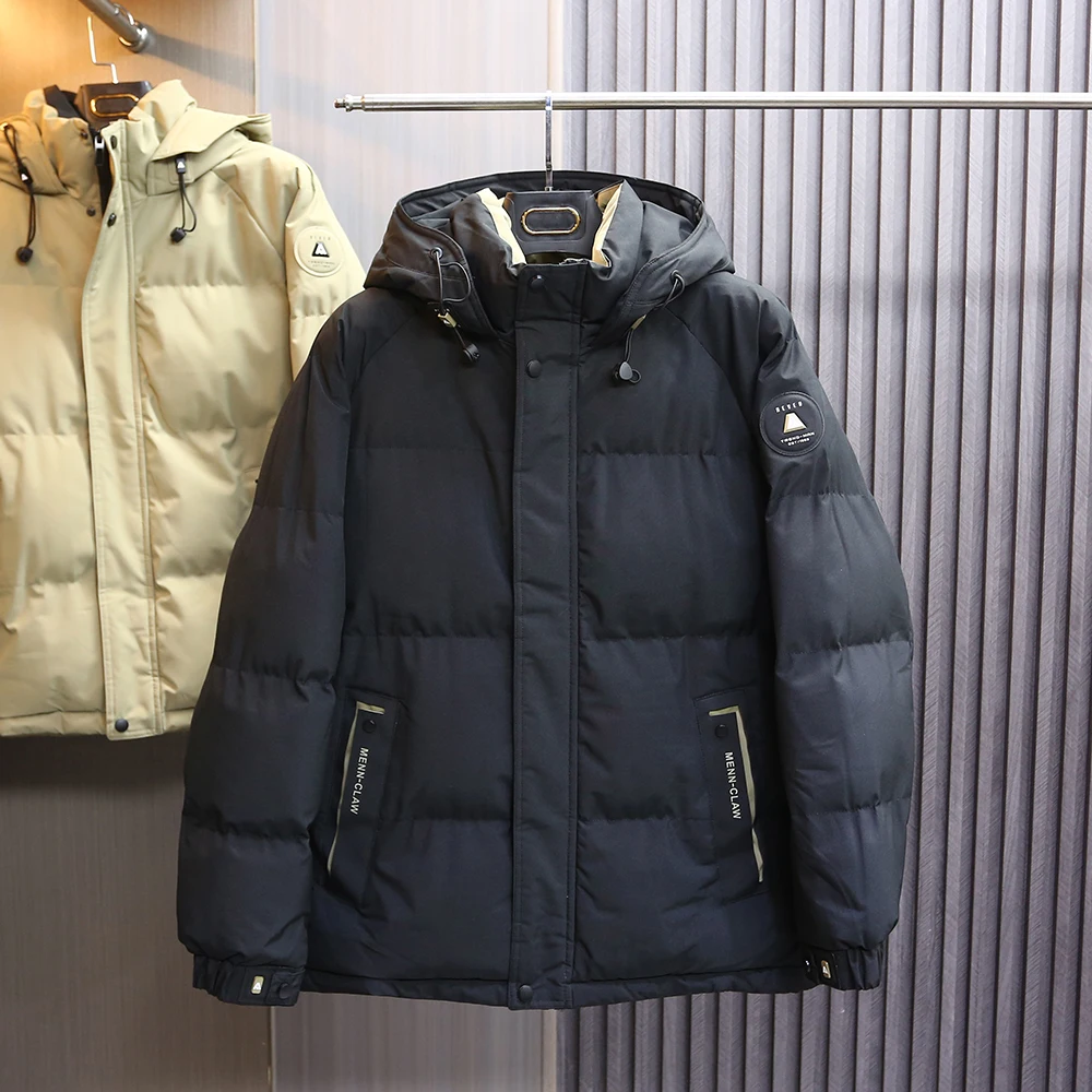 Puffy Warm Cotton Jacket Men's Hooded Bread Style Winter Thickened Warmth Cold Resistance Fashionable Outerwear Coat
Puffy Warm Cotton Jacket Men's Hooded Bread Style Winter Thickened Warmth Cold Resistance Fashionable Outerwear Coat