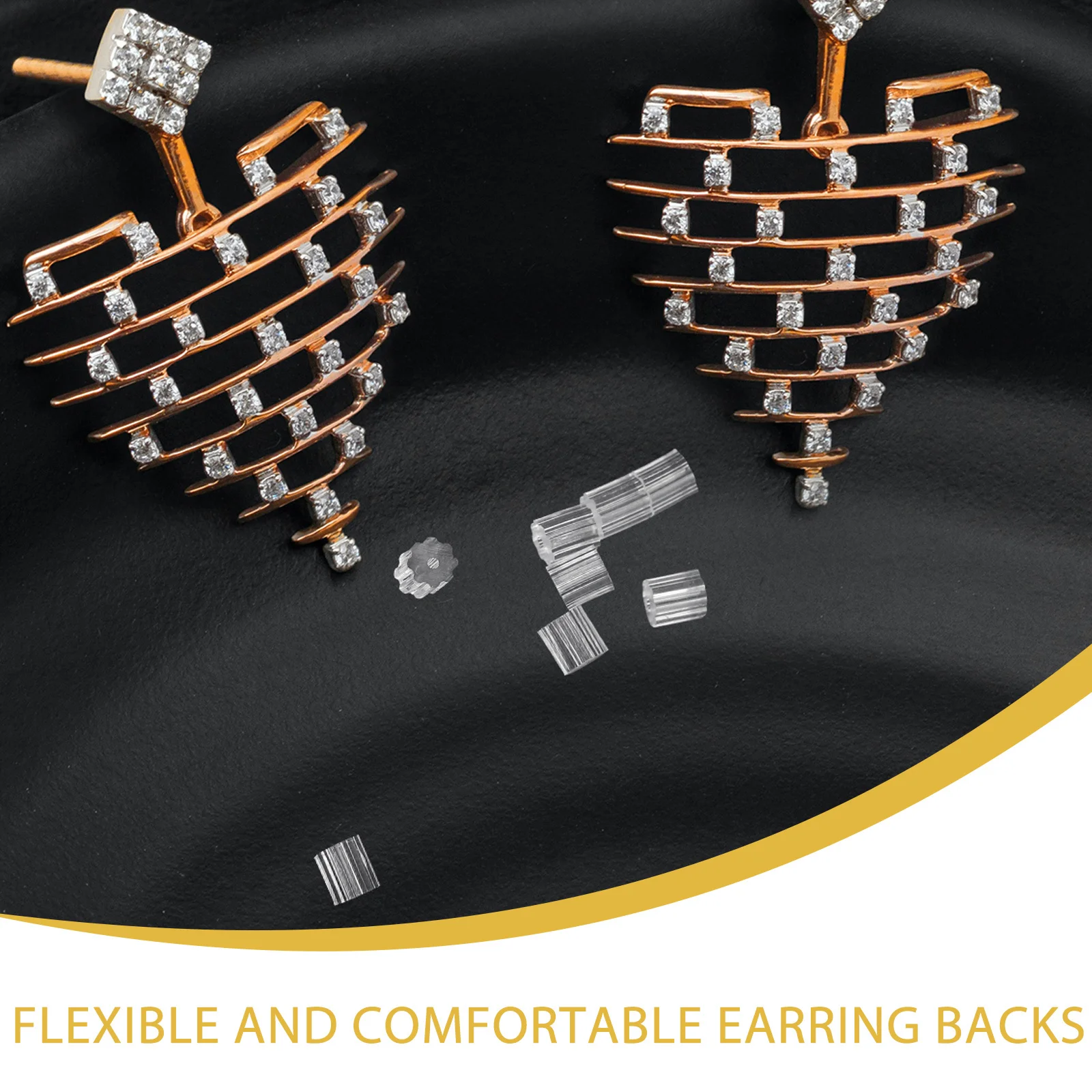 2000pcs Silicone Earring Backs Clear Diy Stoppers For Studs Hook Wire Earrings Replacement Parts Jewelry Making Findings
2000pcs Silicone Earring Backs Clear Diy Stoppers For Studs Hook Wire Earrings Replacement Parts Jewelry Making Findings