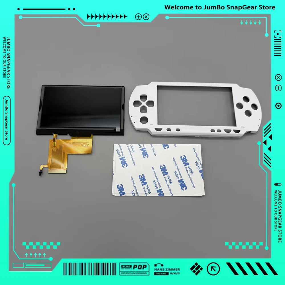 Fully laminated IPS LCD screen for Sony PSP1000 PSP 1000 With a customized replacement top cover
Fully laminated IPS LCD screen for Sony PSP1000 PSP 1000 With a customized replacement top cover