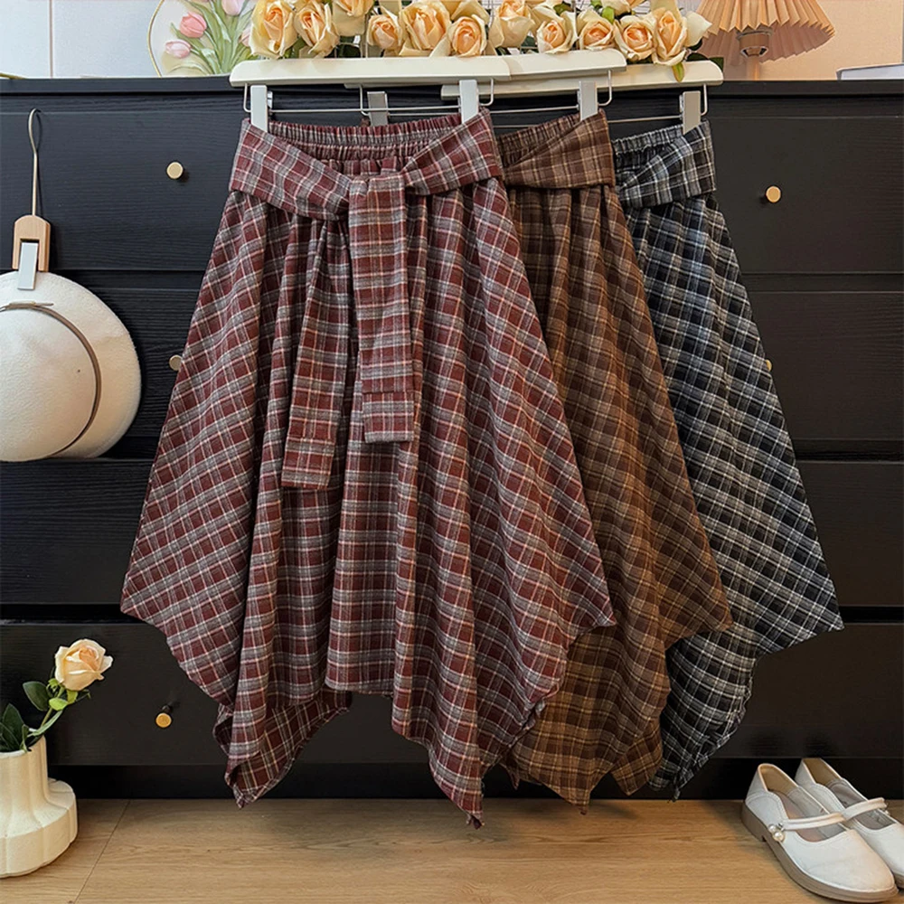 Checker Pattern Midi Skirt Irregular Hem Design Long Length Skirt Minimalist Style A Line Dress Womens Clothing Casual
Checker Pattern Midi Skirt Irregular Hem Design Long Length Skirt Minimalist Style A Line Dress Womens Clothing Casual