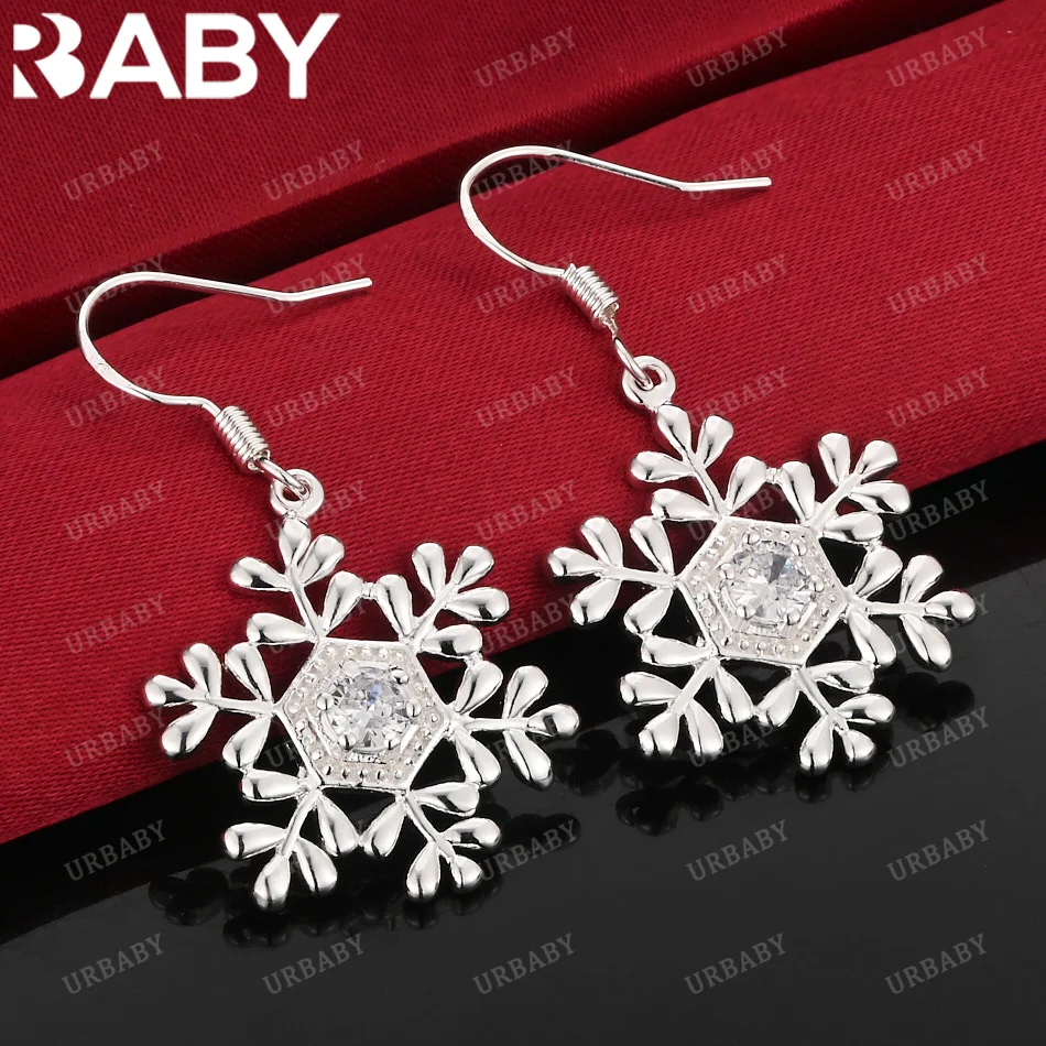 URBABY 925 Sterling Silver Earrings Snowflake Drop Earrings For Women Jewelry Fashion Party and Daily Wear
URBABY 925 Sterling Silver Earrings Snowflake Drop Earrings For Women Jewelry Fashion Party and Daily Wear