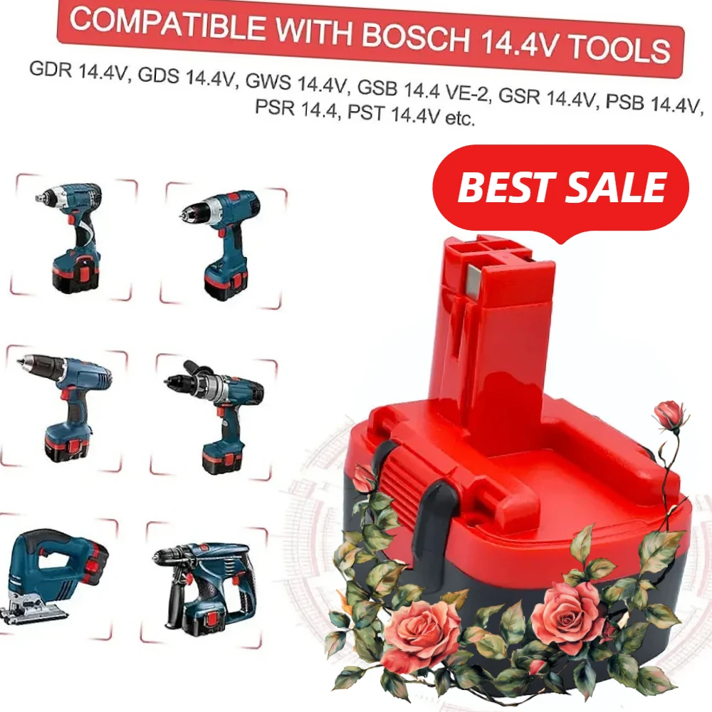 For Bosch 14.4V 4800mAh Ni-MH Rechargeable Power Tool Battery BAT038 15614 1661 1661K 22614 23614 32614 33614
For Bosch 14.4V 4800mAh Ni-MH Rechargeable Power Tool Battery BAT038 15614 1661 1661K 22614 23614 32614 33614