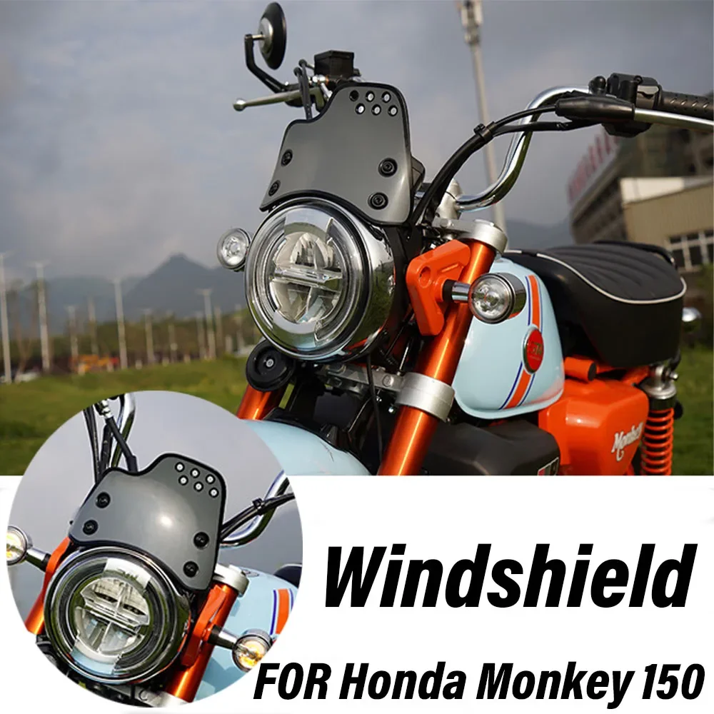 Новые аксессуары для мотоциклов Honda Monkey 150, лобовое стекло в ретро стиле, подходит для Honda Monkey 150 Monkey150
Новые аксессуары для мотоциклов Honda Monkey 150, лобовое стекло в ретро стиле, подходит для Honda Monkey 150 Monkey150