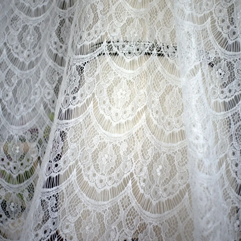 1.5M Wide, New Embroidered Eyelashes, Lace Fabric DIY Handmade Wedding Dress, Decoration Fabric, Curtain Background Material
1.5M Wide, New Embroidered Eyelashes, Lace Fabric DIY Handmade Wedding Dress, Decoration Fabric, Curtain Background Material