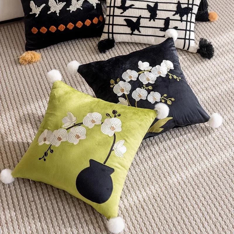 30x50/45x45CM Embroidery Tassels Throw Pillow Cover luxury Sofa Plush Ball Waist Cushion Cover Decor Home Decoration Pillowcase
30x50/45x45CM Embroidery Tassels Throw Pillow Cover luxury Sofa Plush Ball Waist Cushion Cover Decor Home Decoration Pillowcase