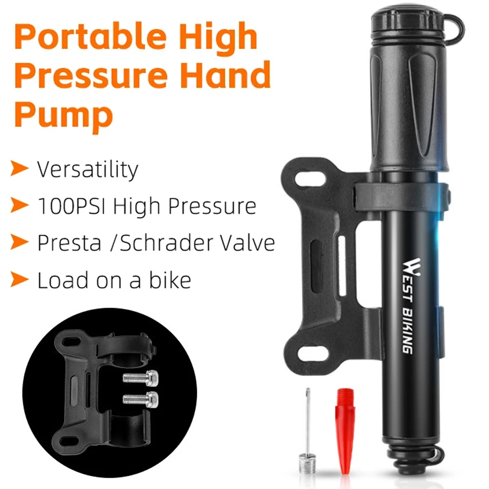 MTB Road Bike Pump Portable Mini Cycling Hand Air Pumps High Pressure Ball Bicycle Tire Inflator Accessories
MTB Road Bike Pump Portable Mini Cycling Hand Air Pumps High Pressure Ball Bicycle Tire Inflator Accessories