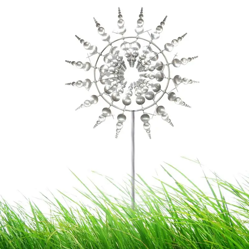 Unique And Magic Metal Windmill 3D Wind Powered Sculpture Outdoor Wind Spinner Creative Patio Lawn Garden Decoration
Unique And Magic Metal Windmill 3D Wind Powered Sculpture Outdoor Wind Spinner Creative Patio Lawn Garden Decoration