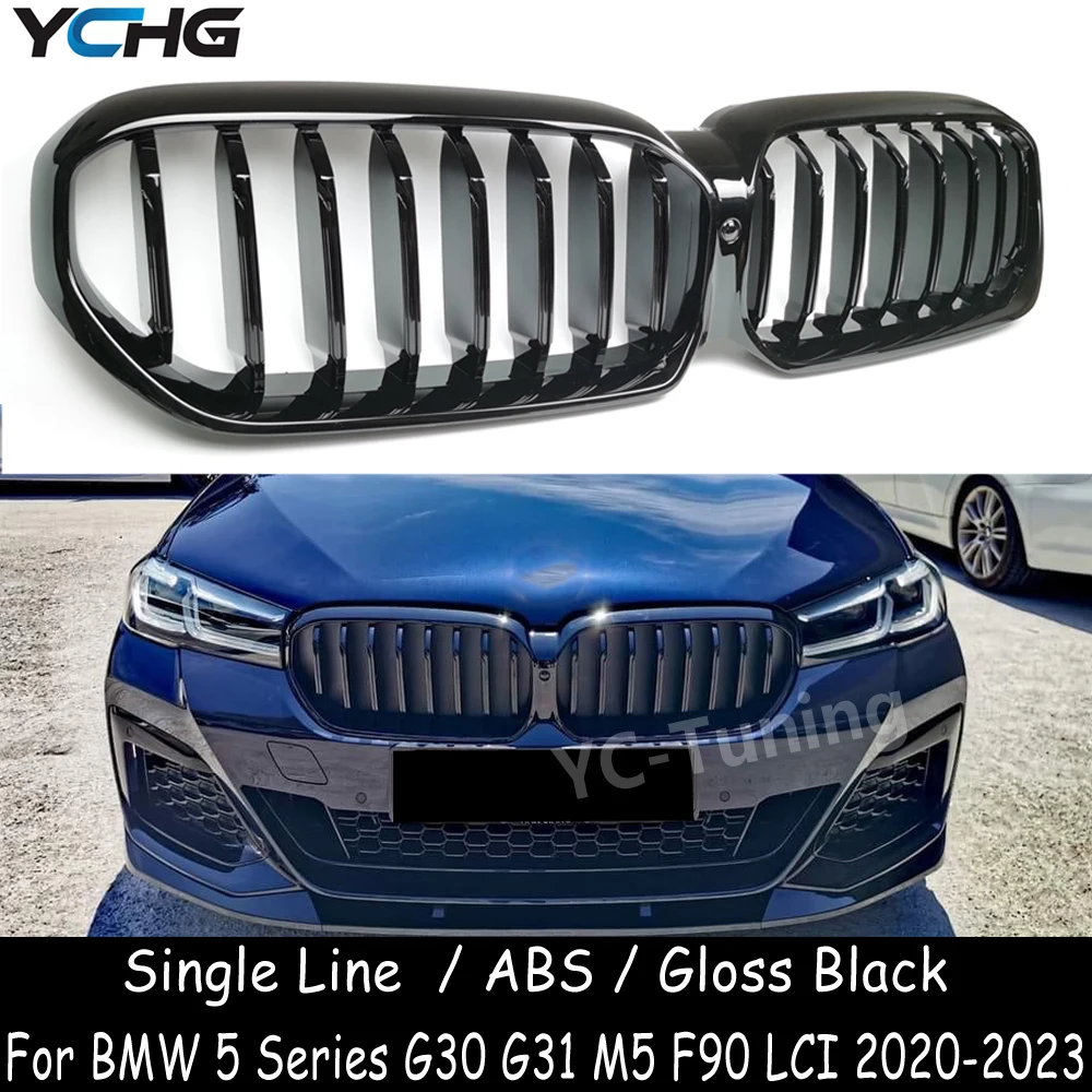 G30 M5 F90 LCI Front Bumper Grille For BMW 5 Series G30 G31 M5 F90 520i 530i 540i M550i 530e 530d M550d 525d Grille 2020-2023
G30 M5 F90 LCI Front Bumper Grille For BMW 5 Series G30 G31 M5 F90 520i 530i 540i M550i 530e 530d M550d 525d Grille 2020-2023