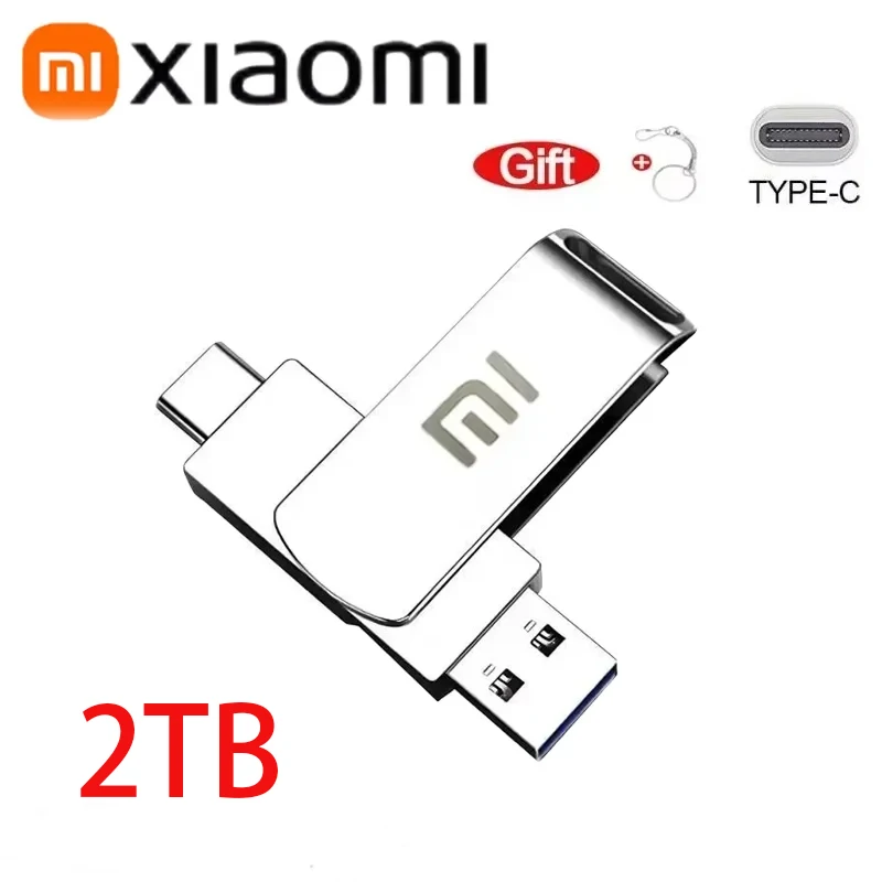Xiaomi 16TB USB 3.2 flash drive, 16TB Type-C 2-in-1 8TB USB high-speed transmission, OTG flash drive Metal waterproof case
Xiaomi 16TB USB 3.2 flash drive, 16TB Type-C 2-in-1 8TB USB high-speed transmission, OTG flash drive Metal waterproof case