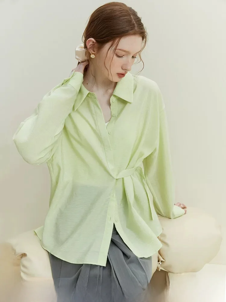 Airy Loose Long Sleeve Women's Shirt Design Sensation Summer New Style Fangsi Lanen Polyester Fiber Commute Style Pure ...
Airy Loose Long Sleeve Women's Shirt Design Sensation Summer New Style Fangsi Lanen Polyester Fiber Commute Style Pure ...