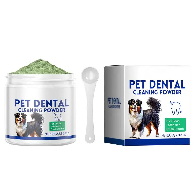 Dog Teeth Cleaning Powder 80g Teeth Cleaning Green Powder Teeth Stone Cleaner Odorless Teeth Care Products With Scoop For Dogs
Dog Teeth Cleaning Powder 80g Teeth Cleaning Green Powder Teeth Stone Cleaner Odorless Teeth Care Products With Scoop For Dogs
