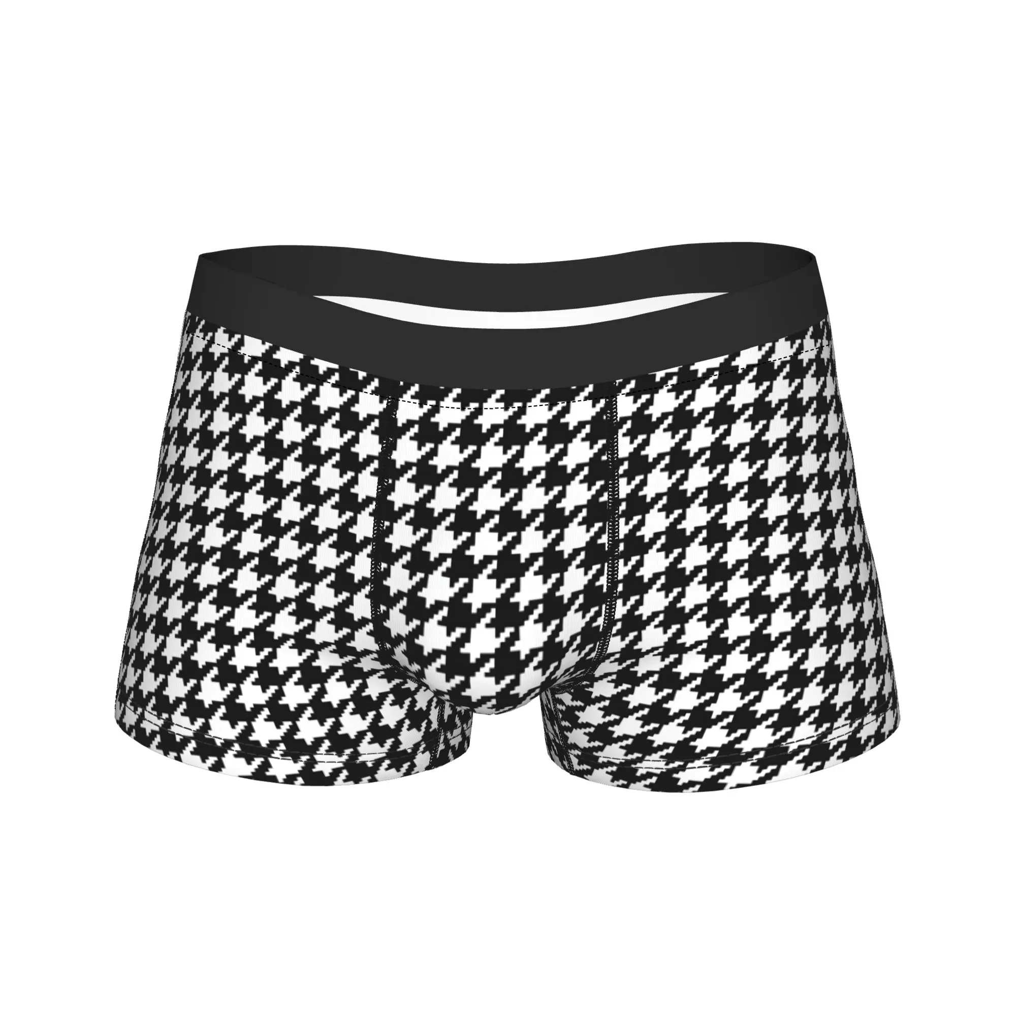 Pixel Houndstooth Check Seamless Pattern Boxer Shorts 3D Pouch Underwear Hot Sale Pattern Boxer Brief Breathable Men's Panties
Pixel Houndstooth Check Seamless Pattern Boxer Shorts 3D Pouch Underwear Hot Sale Pattern Boxer Brief Breathable Men's Panties