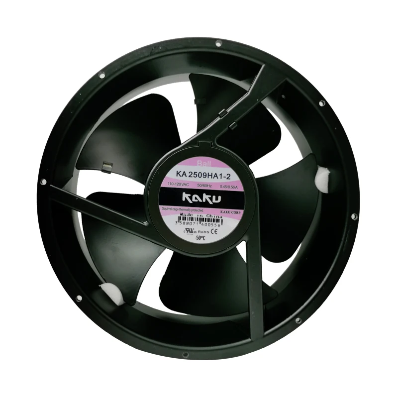 KA2509HA1-2 Fixed AC110V 0.45/0.56A 255X255X89MM Fan axial Flow Cooling Fan
KA2509HA1-2 Fixed AC110V 0.45/0.56A 255X255X89MM Fan axial Flow Cooling Fan
