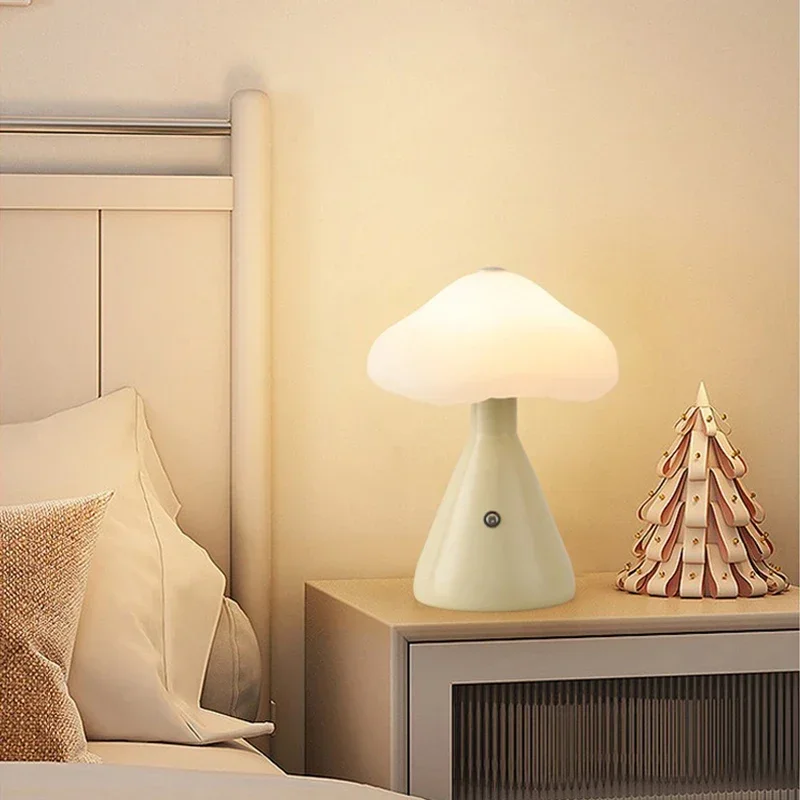 LED Mushroom Table Lamp Rechargable Night Light Portable USB Charging Touch Bedside Table Lamp Living Room Decoration Lamp
LED Mushroom Table Lamp Rechargable Night Light Portable USB Charging Touch Bedside Table Lamp Living Room Decoration Lamp