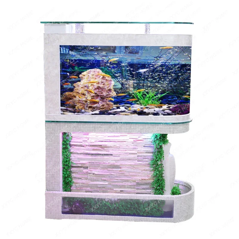 Water Curtain Wall Hallway Fish Tank Aquarium Ecological Water Screen Glass Living Room
Water Curtain Wall Hallway Fish Tank Aquarium Ecological Water Screen Glass Living Room