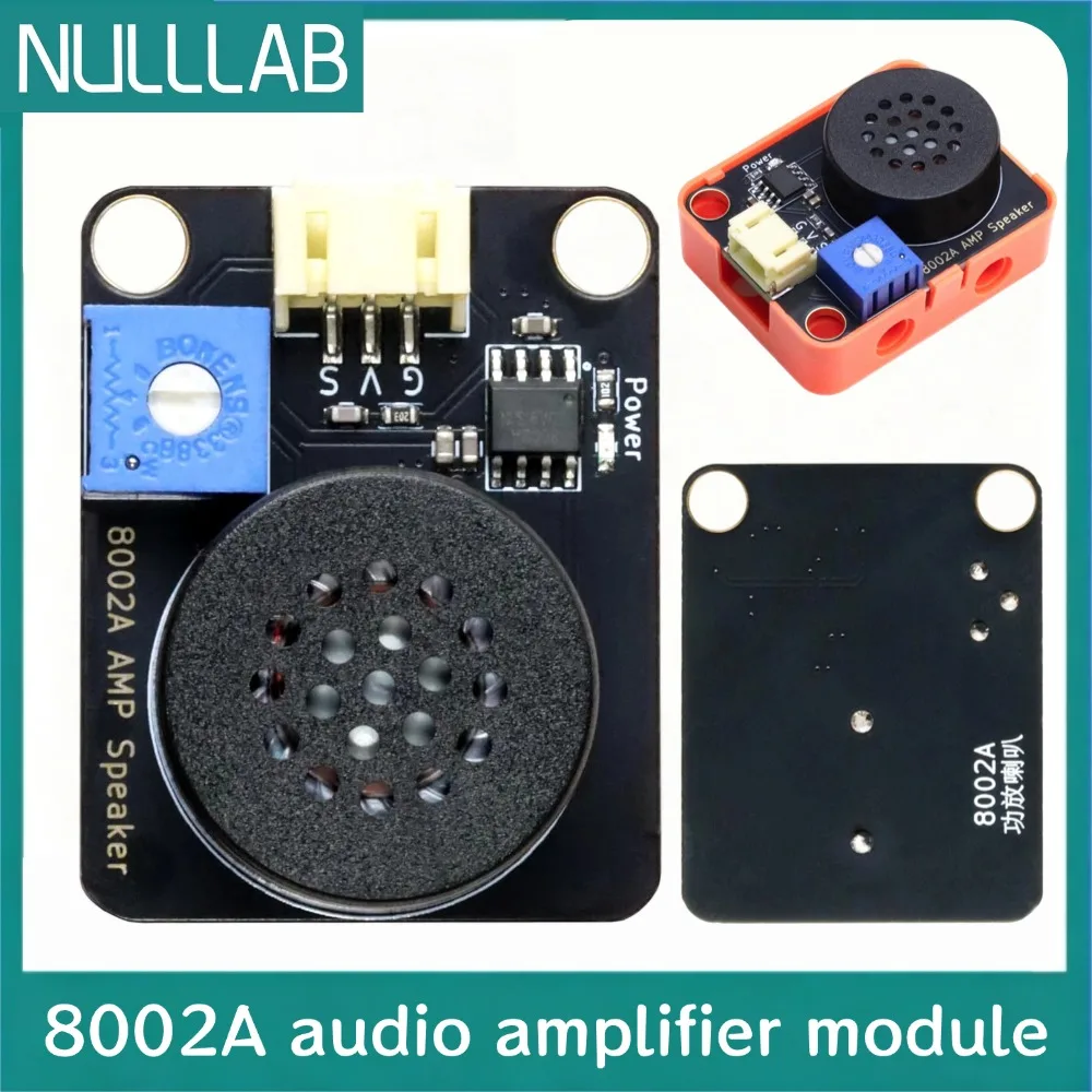8002A Audio Amplifier and Speaker Module,DAC Speaker,90dB SNR, Compatible with ESP32, Raspberry Pi, Arduino
8002A Audio Amplifier and Speaker Module,DAC Speaker,90dB SNR, Compatible with ESP32, Raspberry Pi, Arduino 