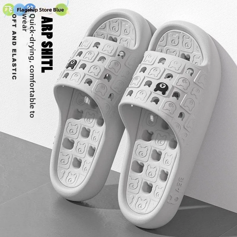 Bathroom Slippers EVA Anti-Slip Indoor Home Use Silent Summer Shower Male Female Style Flat Sandals Comfortable Home Slippers
Bathroom Slippers EVA Anti-Slip Indoor Home Use Silent Summer Shower Male Female Style Flat Sandals Comfortable Home Slippers
