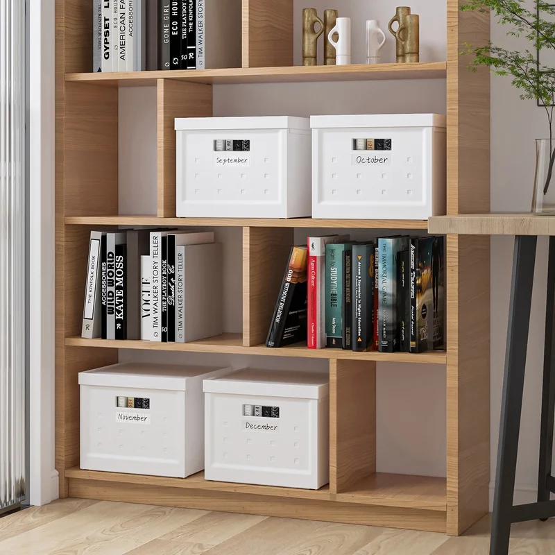 Set of 2 Stackable Storage Boxes with Lids for Home or Office Organization
Set of 2 Stackable Storage Boxes with Lids for Home or Office Organization