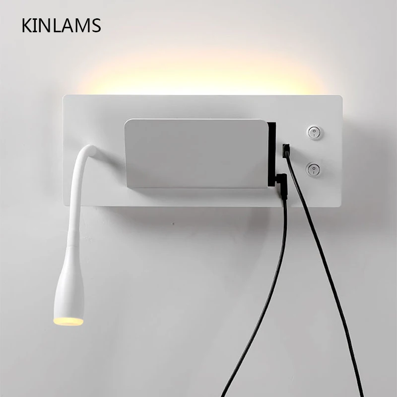 USB Fast Charging Wall Lamp Bedside Reading Lamp Spotlight Switch MobilePhone Bracket Rechargeable Hotel Bedroom Room Wall Light
USB Fast Charging Wall Lamp Bedside Reading Lamp Spotlight Switch MobilePhone Bracket Rechargeable Hotel Bedroom Room Wall Light