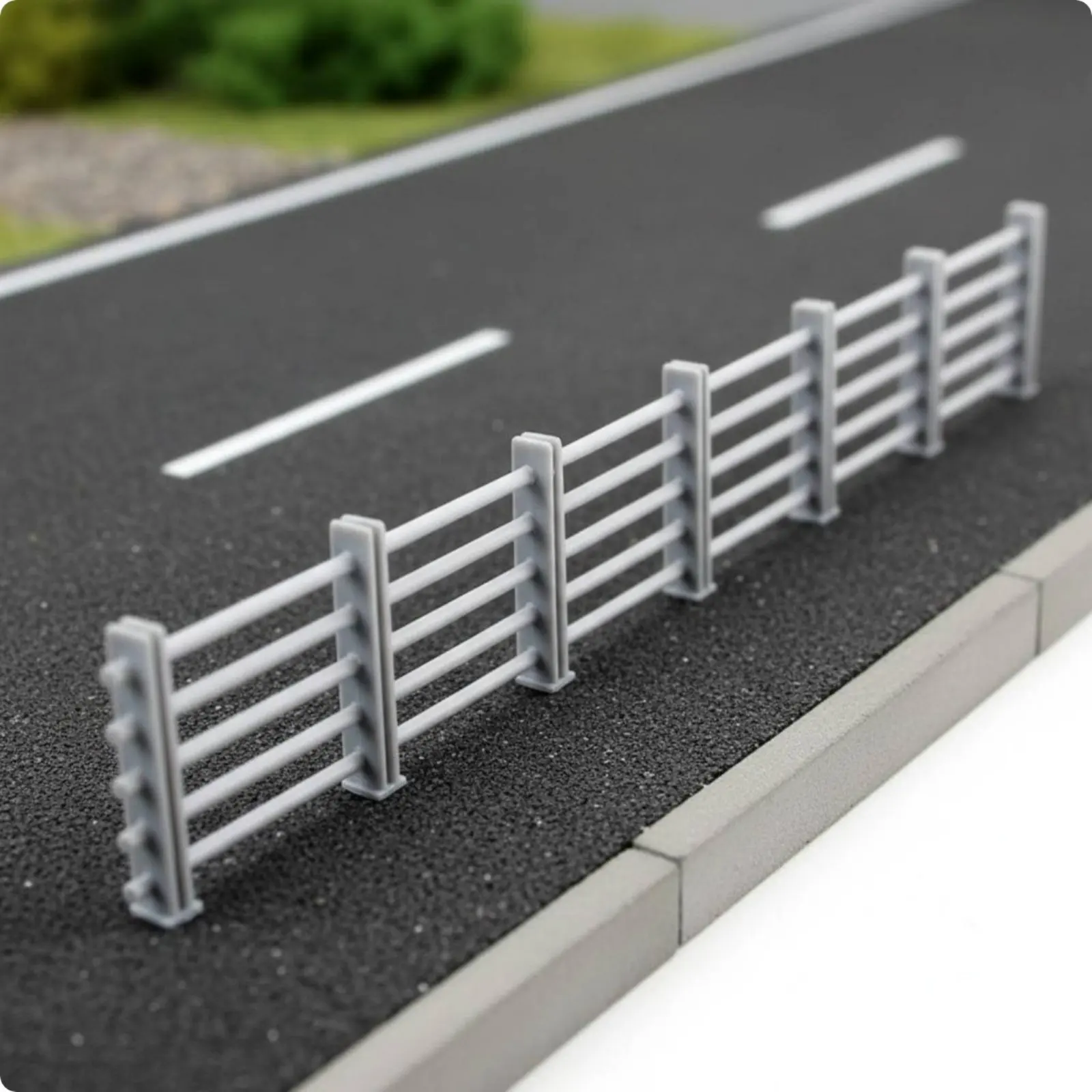 Model Road Railing DIY Miniature Roadside Fence Road Guardrail Realistic Miniature Balcony Fence Long-Lasting for Hobbyists
Model Road Railing DIY Miniature Roadside Fence Road Guardrail Realistic Miniature Balcony Fence Long-Lasting for Hobbyists