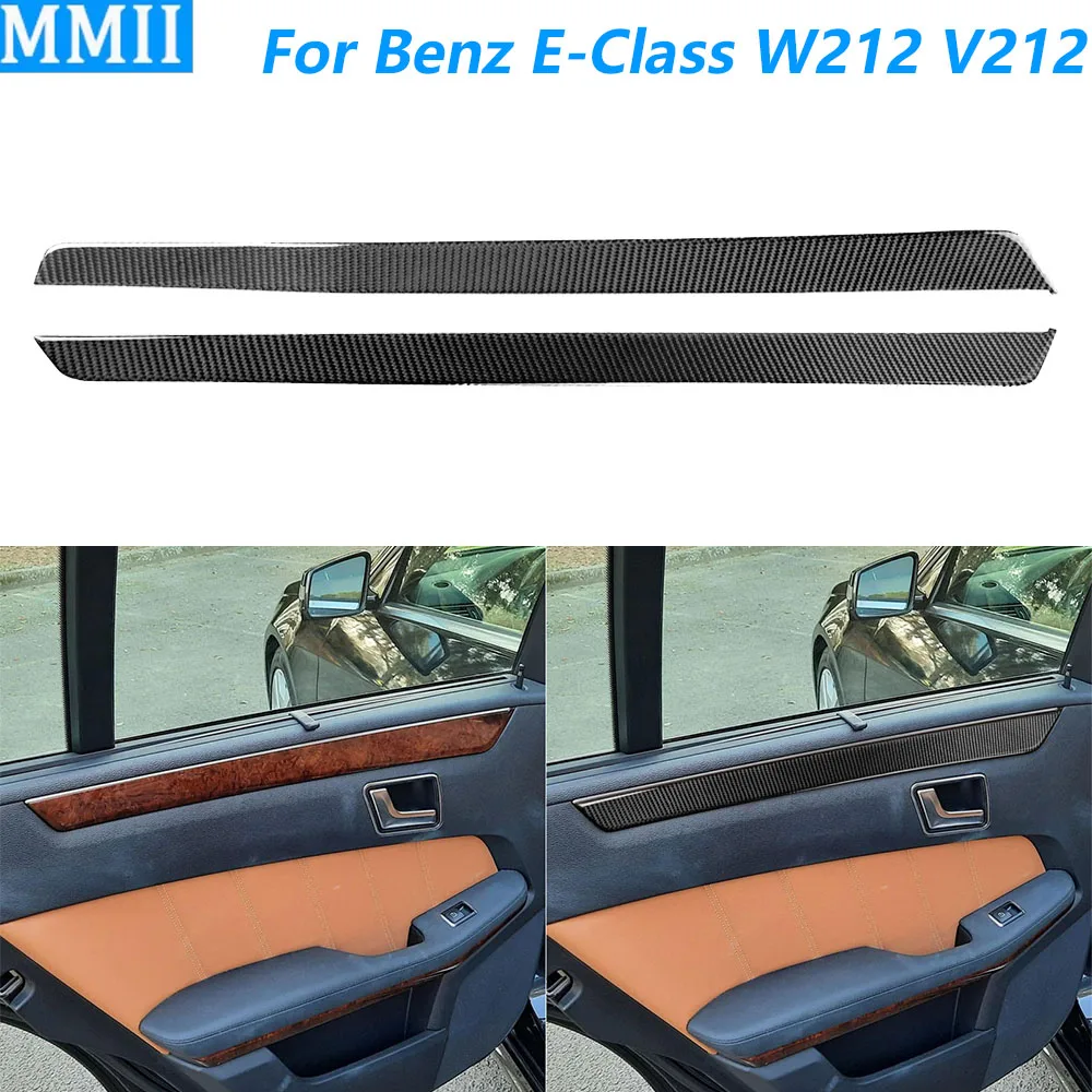 For Mercedes-Benz E-Class W212 S212 2011-2015 Carbon Fiber Rear Inner Door Panel Trim Strips Car Accessories Decoration Sticker
For Mercedes-Benz E-Class W212 S212 2011-2015 Carbon Fiber Rear Inner Door Panel Trim Strips Car Accessories Decoration Sticker